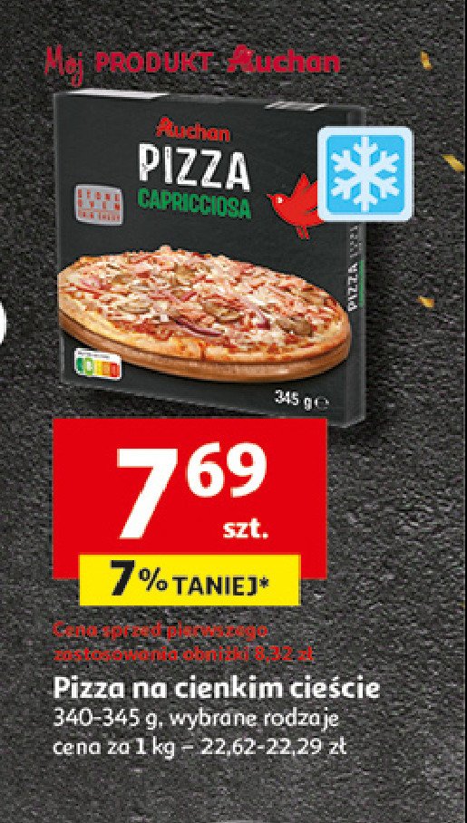 Pizza capriciosa Auchan promocja