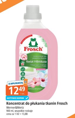 Koncentrat do płukania tkanin Kwiat Hibiskusa Frosch promocja w Leclerc