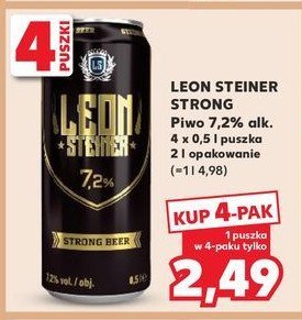 Piwo Leonsteiner strong promocja