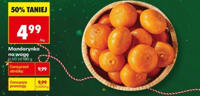 Mandarynka na wagę promocja w Biedronka