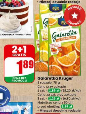 Galaretka Krüger promocja w Dino
