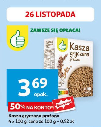 Kasza gryczana Podniesiony kciuk promocja w Auchan