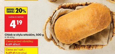 Chleb w stylu włoskim promocja w Biedronka