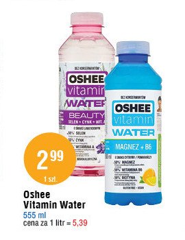 Napój beauty lawenda Oshee vitamin water promocje