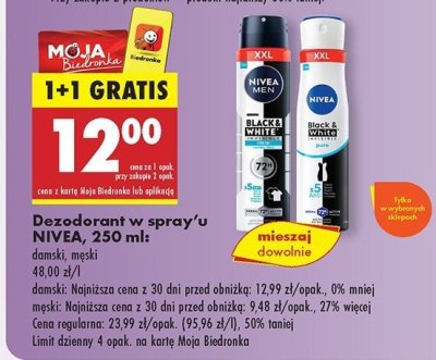 Antyperspirant fresh Nivea promocja