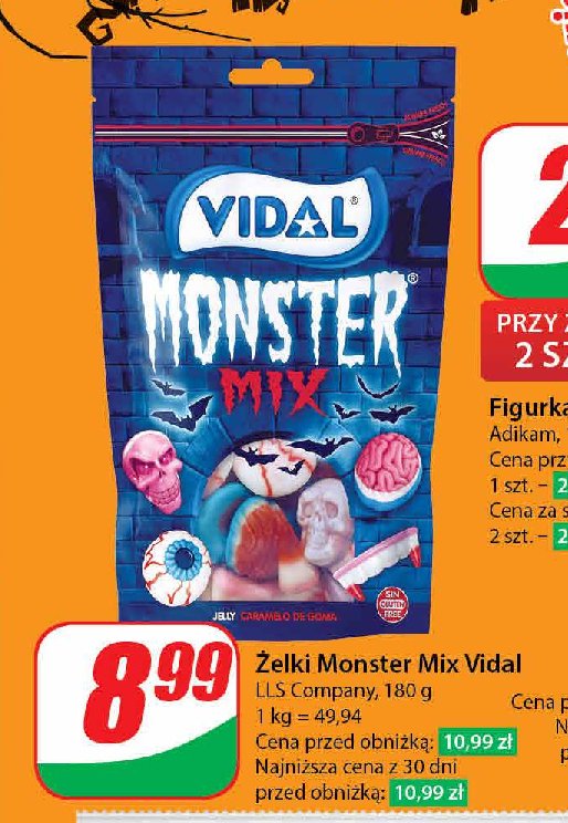 Żelki monster mix Vidal promocja