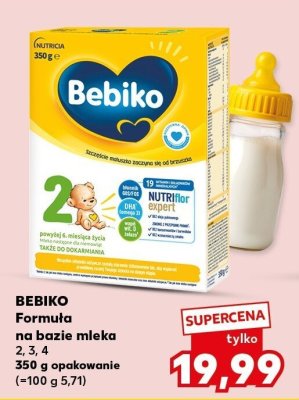 Formuła na bazie mleka 2, 3, 4 promocja w Kaufland