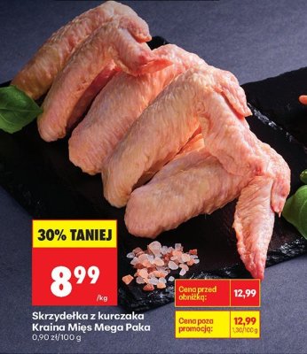 Skrzydełka z kurczaka Kraina Mięs Mega Paka promocja w Biedronka
