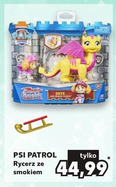Figurki skye i smok scorch rescue knights Spin master promocja