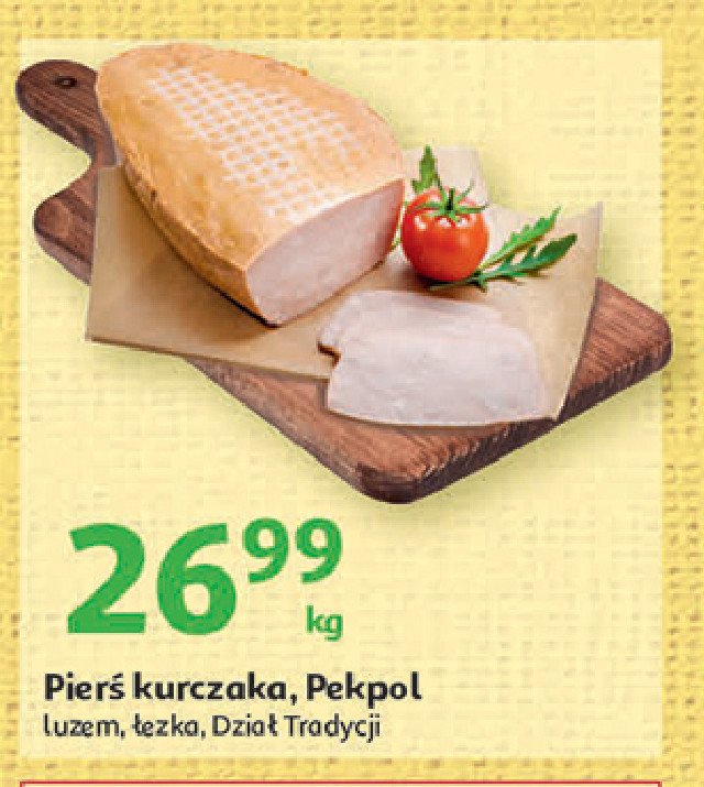 Pier艣 z kurczaka Pekpol promocja