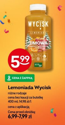Lemoniada Wycisk zimowa promocja w Żabka