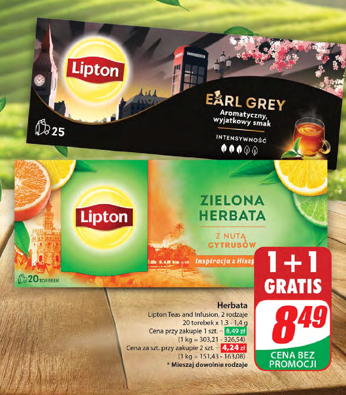 Herbata london earl grey LIPTON DISCOVERY COLLECTION promocja