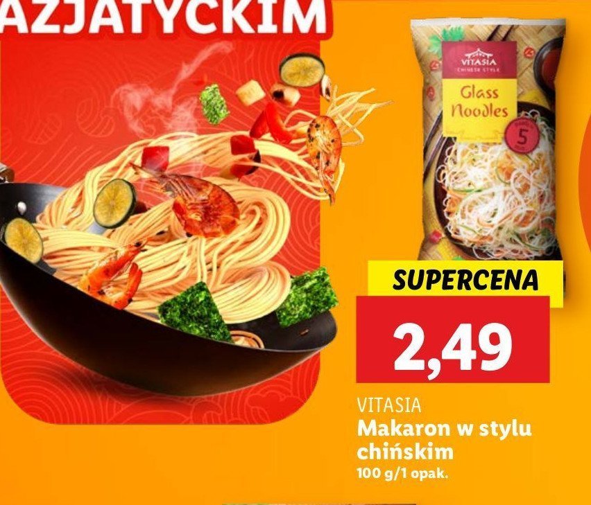 Makaron w stylu chińskim Vitasia promocja