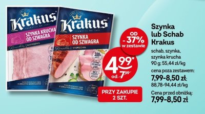 Szynka lub Schab Krakus schab, szynka, szynka krucha promocja w Żabka