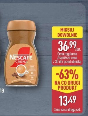 Kawa rozpuszczalna Crema promocja w Aldi