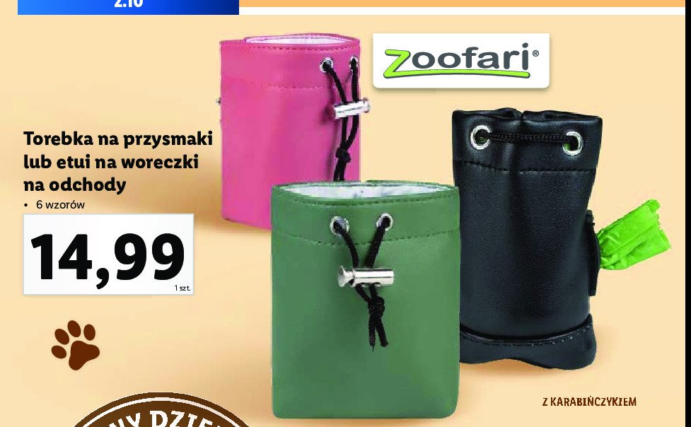 Torebka na przysmaki Zoofari promocja