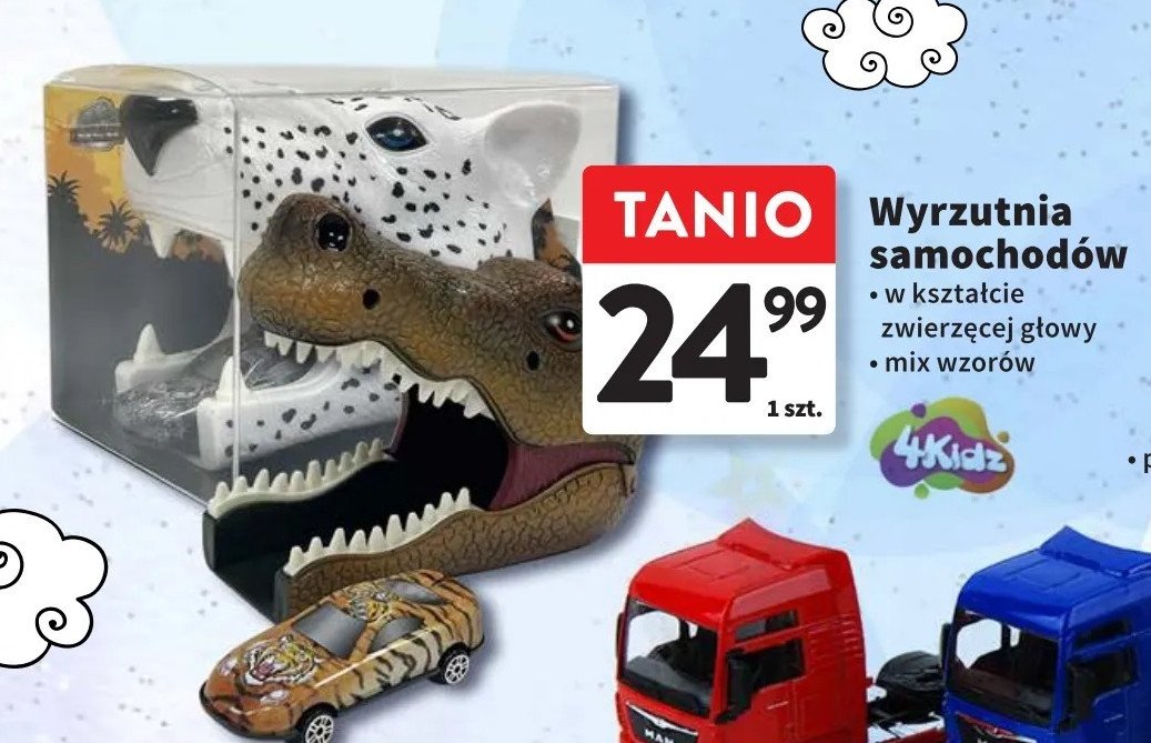 Wyrzutnia samochodzików 4kidz promocja