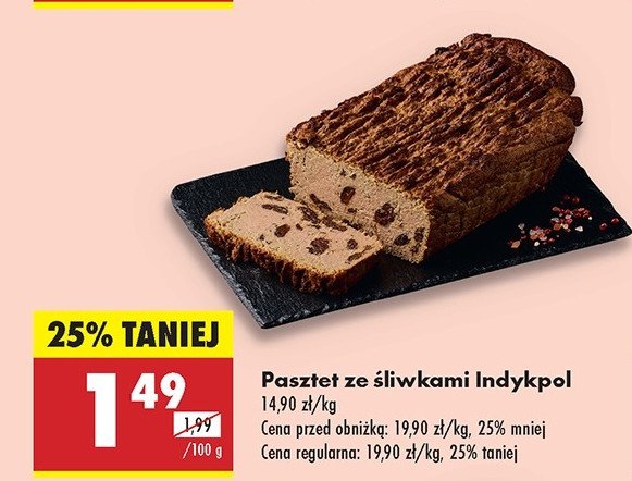 Pasztet ze śliwkami Indykpol promocja