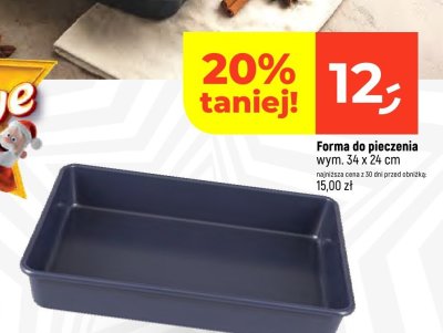 Forma do pieczenia wym. 34 x 24 cm promocja w Dealz