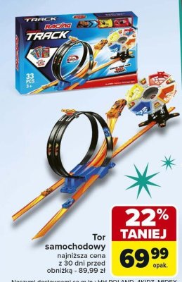 Tor samochodowy Track promocja w Carrefour