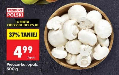 Pieczarka opak. 500 g promocja w Biedronka