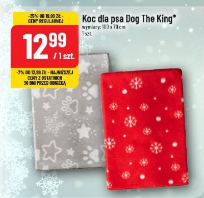 Koc dla psa Dog The King promocja w POLOmarket