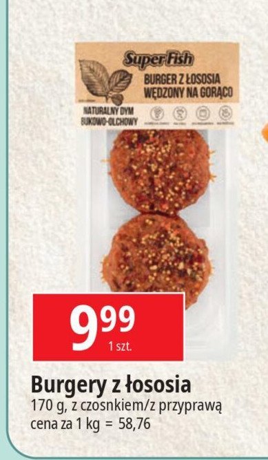 Burgery z 艂ososia z papryk膮 Superfish promocja