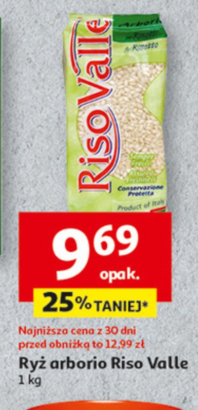 Ryż arborio do risotto RISO VALLE promocja w Auchan