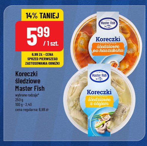 Koreczki po kaszubsku Master fish promocja