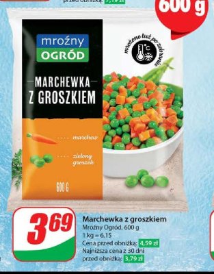 Marchewka z groszkiem promocja