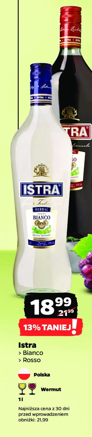 Vermouth Istra rosso promocja w Netto