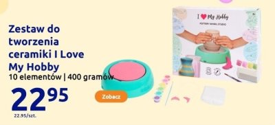 Zestaw do tworzenia ceramiki I Love My Hobby promocja w Action