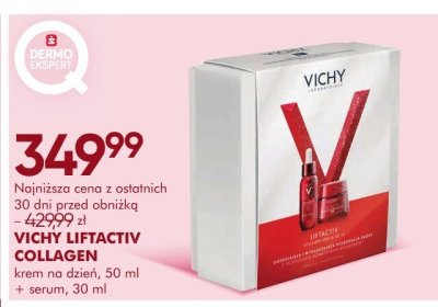 Krem VICHY LIFTACTIV COLLAGEN na dzień, 50 ml + serum, 30 ml promocja w Super-Pharm
