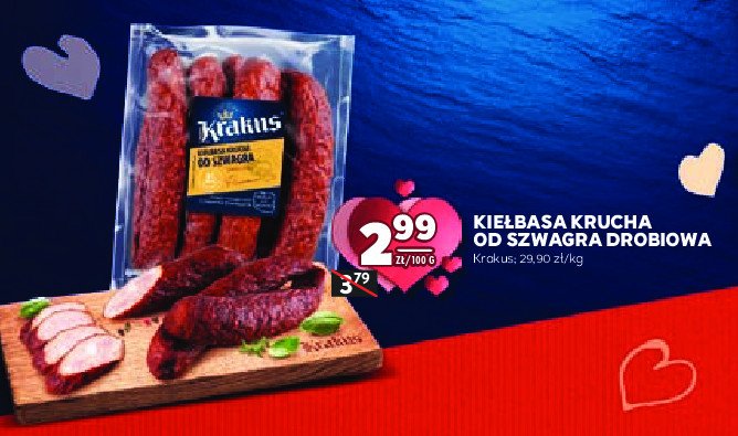 Kiełbasa krucha od szwagra Krakus animex promocja