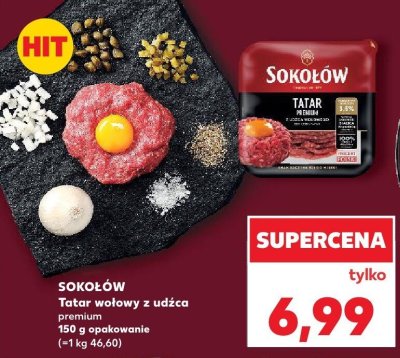 Tatar wołowy z udźca premium  promocja w Kaufland