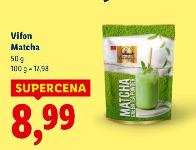 Herbata Vifon Matcha promocja w Lidl