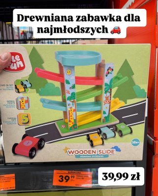 Drewniana zabawka  promocja w Biedronka