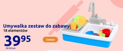Umywalka zestaw do zabawy 18 elementów promocja w Action