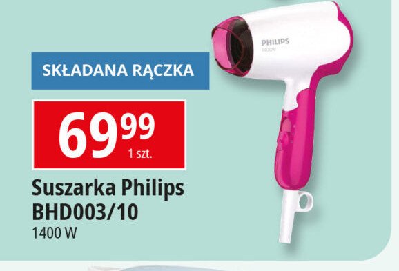 Suszarka do włosów bhd003/00 Philips promocja