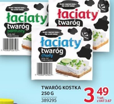 Twaróg kostka Łaciate 250g promocja w Selgros