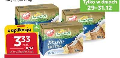 Masło ekstra osełka Carrefour promocja w Stokrotka