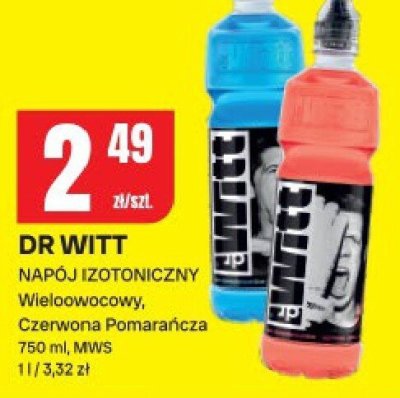Napój izotoniczny Dr Witt promocja w Chorten