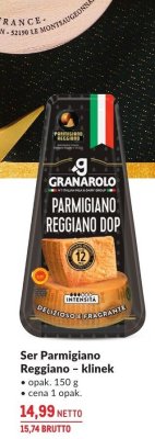Ser Parmigiano Reggiano - klinek promocja w Makro