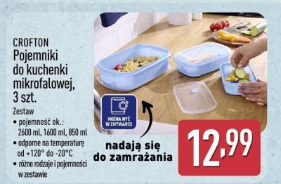 Pojemniki do kuchenki mikrofalowej, 3 szt. promocja w Aldi