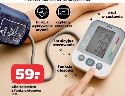 Ciśnieniomierz z funkcją głosową promocja w Netto