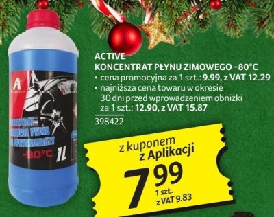 Koncentrat płynu zimowego -80°C Active promocja w Selgros
