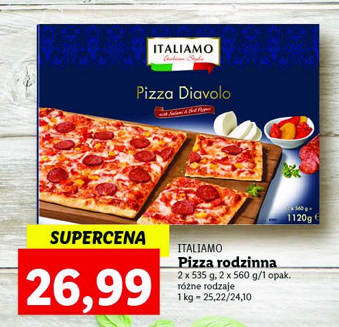 Pizza diavolo Italiamo promocja