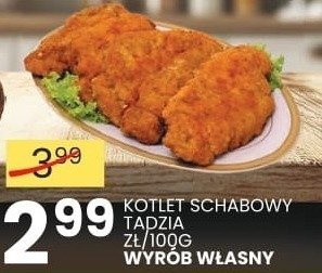 Kotlet schabowy z puree i buraczkami Kotwica promocja w Wafelek