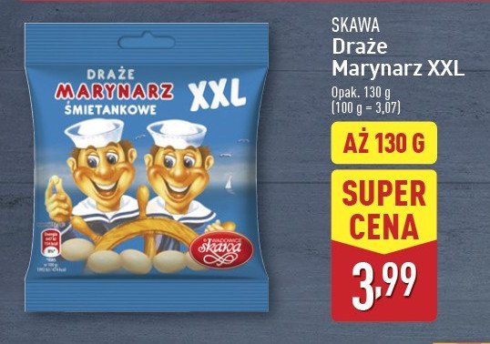 Draże śmietankowe marynarz xxl Skawa promocja