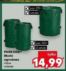 Worek ogrodowy 275 l Parkside promocja w Kaufland